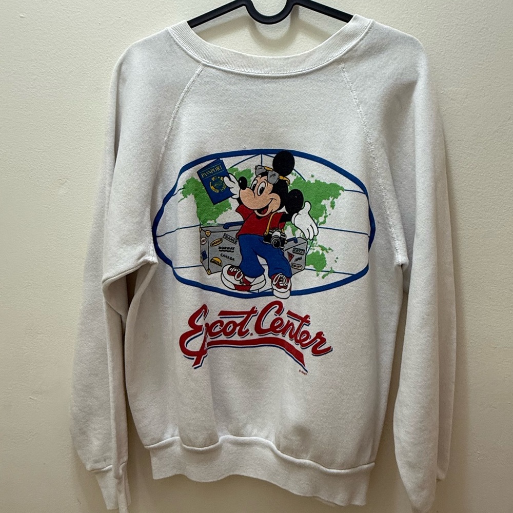 Vintage Mickey Mouse Epcot Sweater